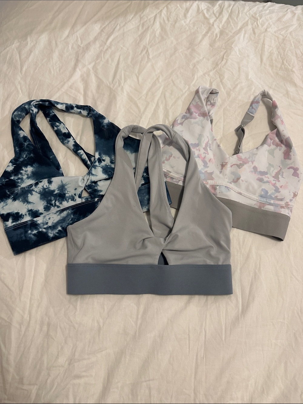 Fabletics workout bras- set of 3